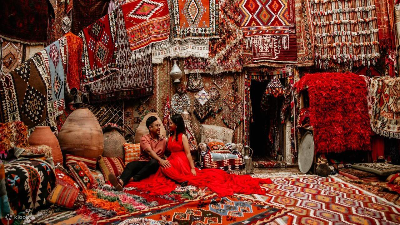 トルコ絨毯　カッパドキアで購入 📍カッパドキア/トルコ SNSでお馴染み、トルコ絨毯のフォト